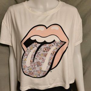 Rolling Stones cropped t-shirt